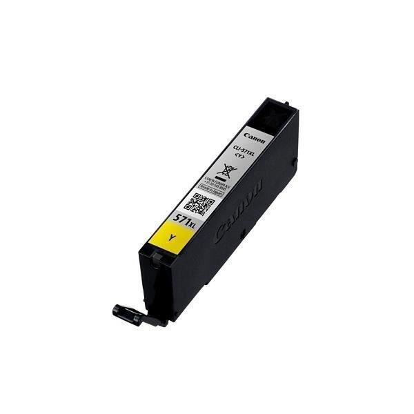 CANON Cartouche d'encre CLI-571 XL grande capacité Jaune (CLI571XL)