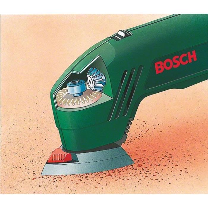 Ponceuse Delta Bosch - PDA 180 (Livré avec : 3 feuilles abrasives)