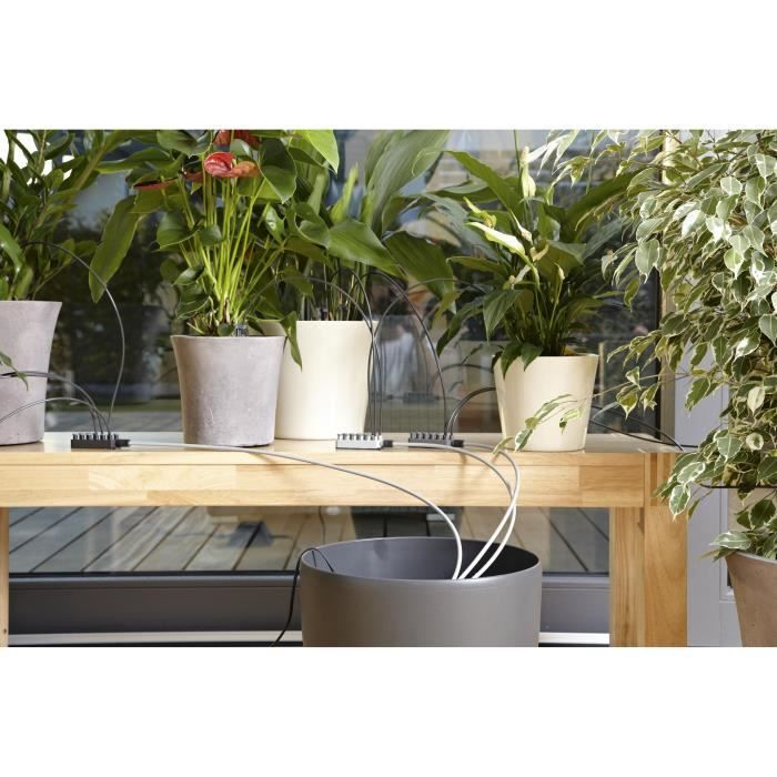 Arrosoir automatique de vacances - GARDENA - Kit complet pour arrosage - Capacité max 36 plantes - Programmable