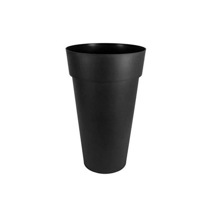 EDA Vase Toscane XXL - Ø 48 x H 80 cm - 90 L - Gris anthracite