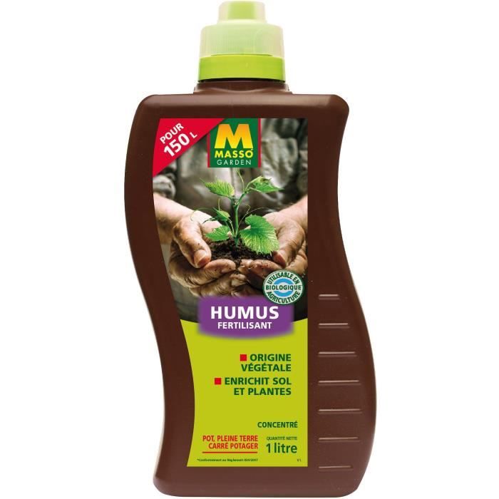 Humus fertilisant - MASSO GARDEN - 237916 - 1 L