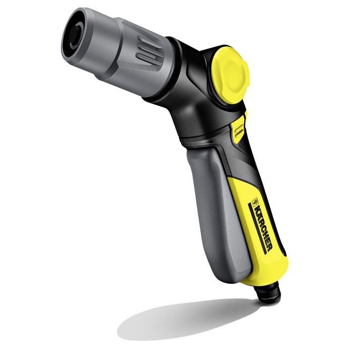 Pistolet d'arrosage Plus - KARCHER - Poignée rotative - Gâchette autobloquante - Débit d'eau réglable