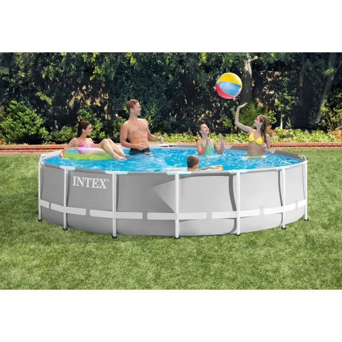 Kit Piscine Prisme Rond  4,27 x 1,07 - Intex