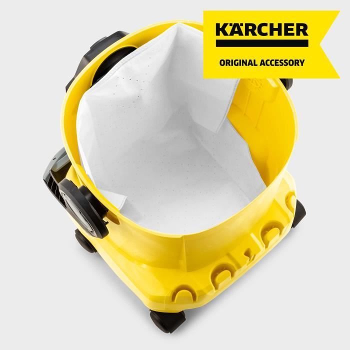 Sachet filtre ouate WD4 a WD6 (4 pieces) - KARCHER - 28630060