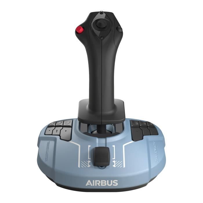 THRUSTMASTER Joystick TCA Officer Pack Airbus Edition : Réplique ergonomique du Mini-manche et Quadrant Airbus