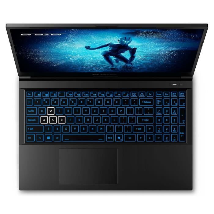 PC portable Gamer- ERAZER- Deputy P60i- 15,6 FHD 144Hz- Core i5-12450H- RAM 16Go- SSD 512Go- RTX 4060- AZERTY- Livré sans Windows