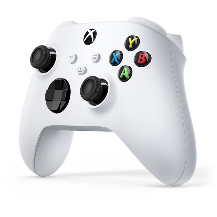 Microsoft Xbox - Manette sans fil Xbox Robot White + Xbox Game Pass Ultimate