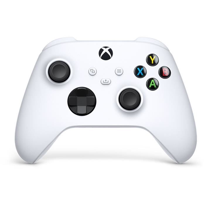 Microsoft Xbox - Manette sans fil Xbox Robot White + Xbox Game Pass Ultimate