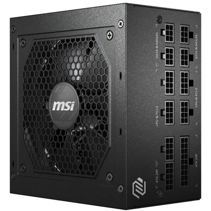 MSI Alimentation PC MAG A650GL PCIE5 - 650W 80+ Gold Modulaire