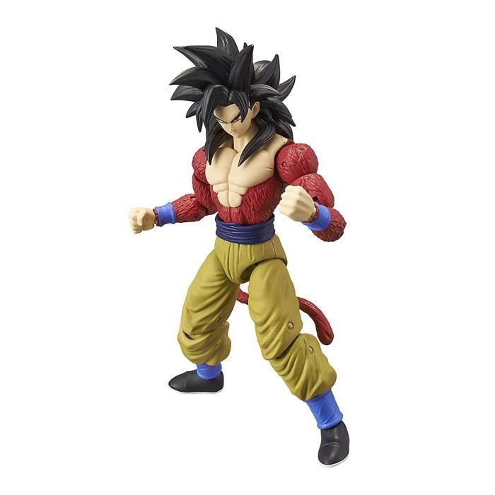 Figurine Dragon Ball 17cm - BANDAI - Super Saiyan 4 Goku - Collection Dragon Stars