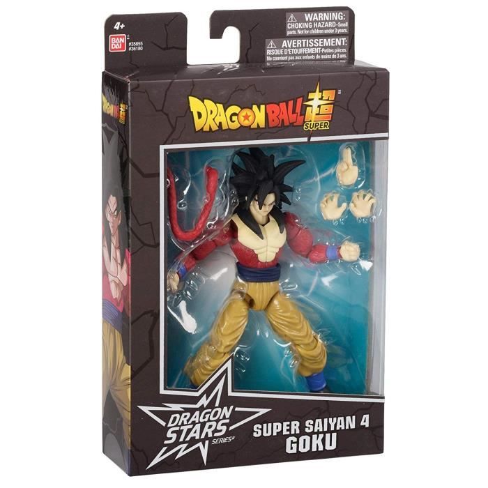 Figurine Dragon Ball 17cm - BANDAI - Super Saiyan 4 Goku - Collection Dragon Stars