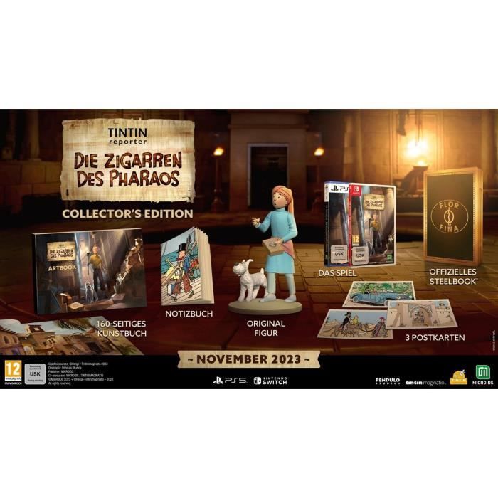 Tintin Reporter Les Cigares Du Pharaon - Jeu Nintendo Switch - Collector Edition