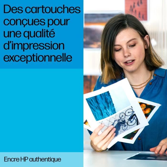 HP 304 Pack de 2 cartouches d'encre noire et trois couleurs authentiques (3JB05AE) pour DeskJet 2620/2630/3720/3730, Envy 5020/5030