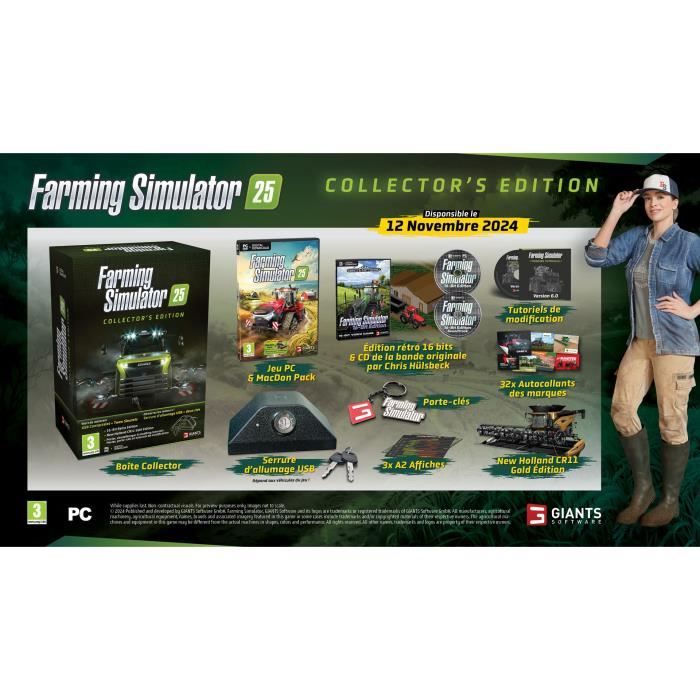 Farming Simulator 25 - Jeu PC - Collector's Edition