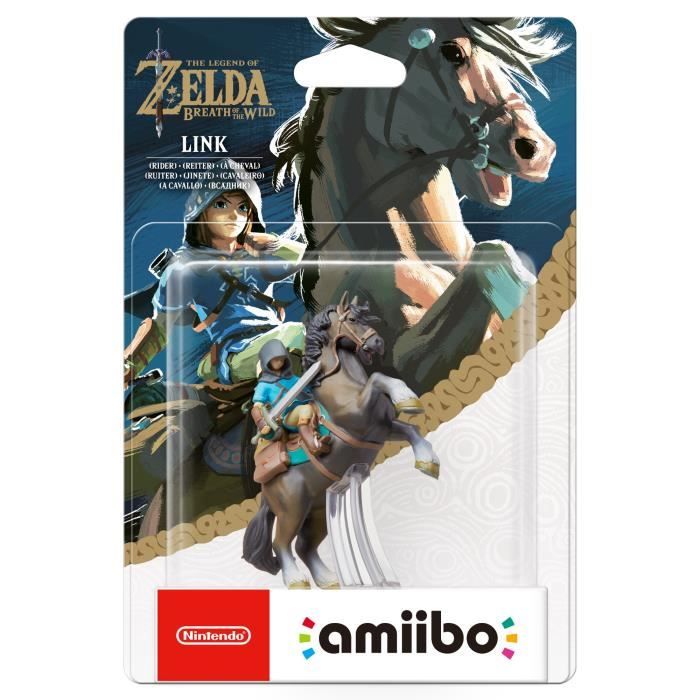 Figurine Amiibo - Link Cavalier (Breath of the Wild) - Collection The Legend of Zelda