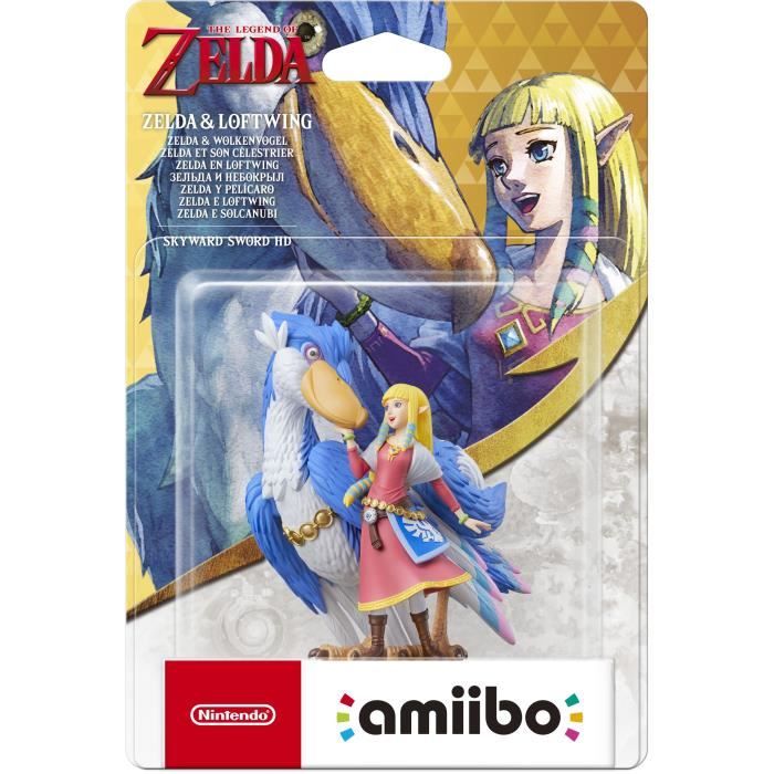 Figurine Amiibo - Zelda & Célestrier (Skyward Sword HD) - Collection The Legend of Zelda