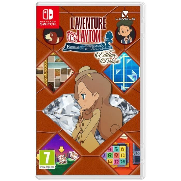 L'Aventure Layton: Katrielle et la Conspiration des Millionnaires - Édition Deluxe - Jeu Nintendo Switch