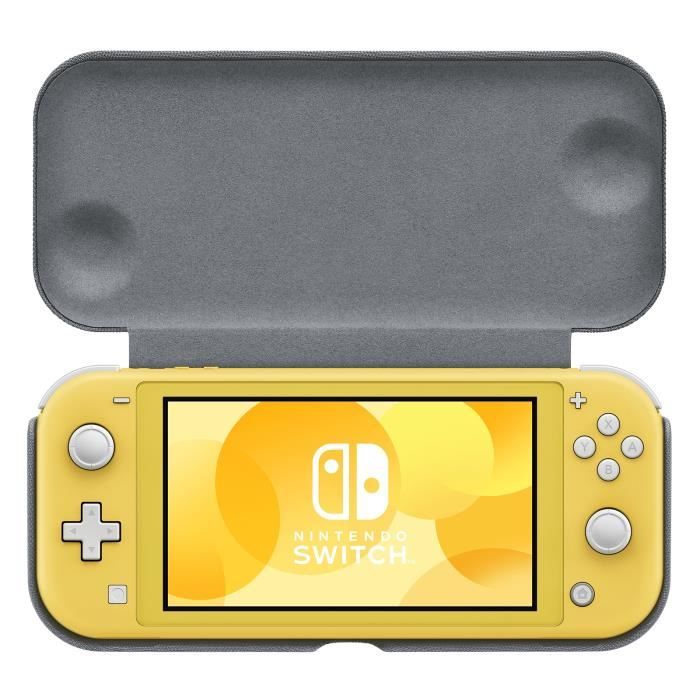 Pochette a rabat et Protection d'écran pour Nintendo Switch Lite - Noir