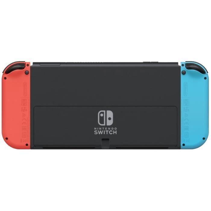 Console Nintendo Switch - Modele OLED - Bleu Néon & Rouge Néon