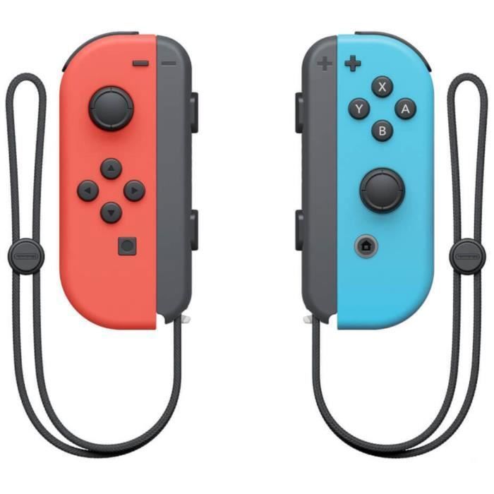 Console Nintendo Switch - Modele OLED - Bleu Néon & Rouge Néon