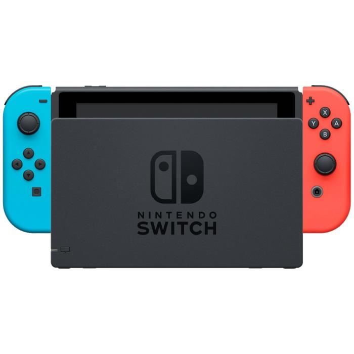 Console Nintendo Switch - Bleu Néon & Rouge Néon