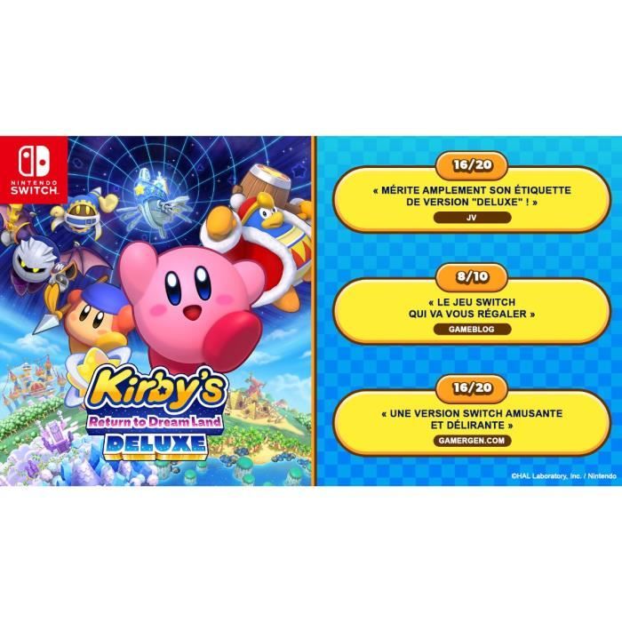 Kirby's Return to Dream Land Deluxe - Jeu Nintendo Switch