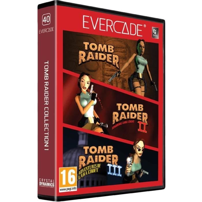 Tomb Raider Collection 1 - Cartouche Evercade n°40 - Retrogaming