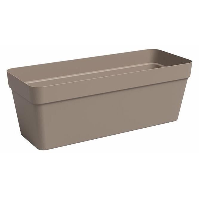 Jardiniere - Plastique - Taupe - Rectangulaire - L49,9 x P20 x H18,1cm - ARTEVASI