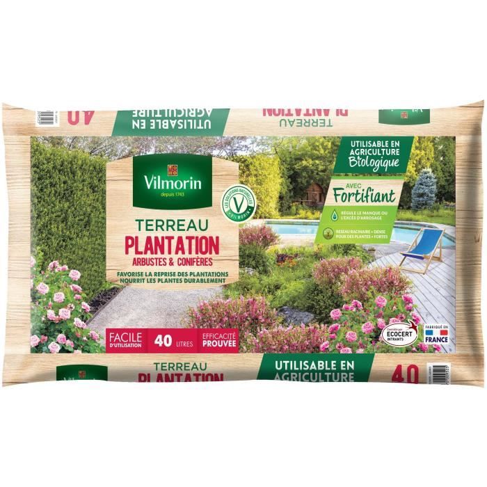 Terreau plantations haies - VILMORIN - 40 L