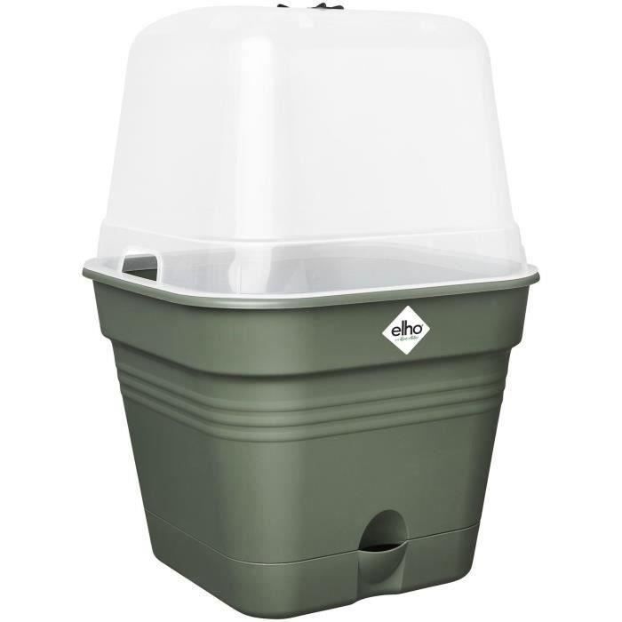 Pot de culture ELHO Green Basics Carré - Ø 35 - Plastique - 14 l - Vert