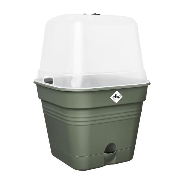 Pot de culture ELHO Green Basics Carré - Ø 35 - Plastique - 14 l - Vert