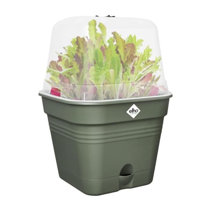 Pot de culture ELHO Green Basics Carré - Ø 35 - Plastique - 14 l - Vert