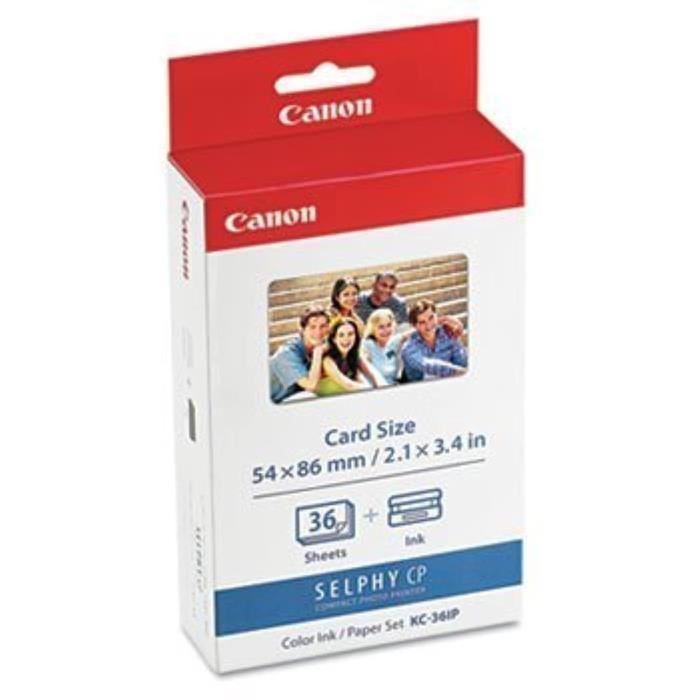 CANON Kit papier + encre KC-36IP 54x86mm 36 tirages