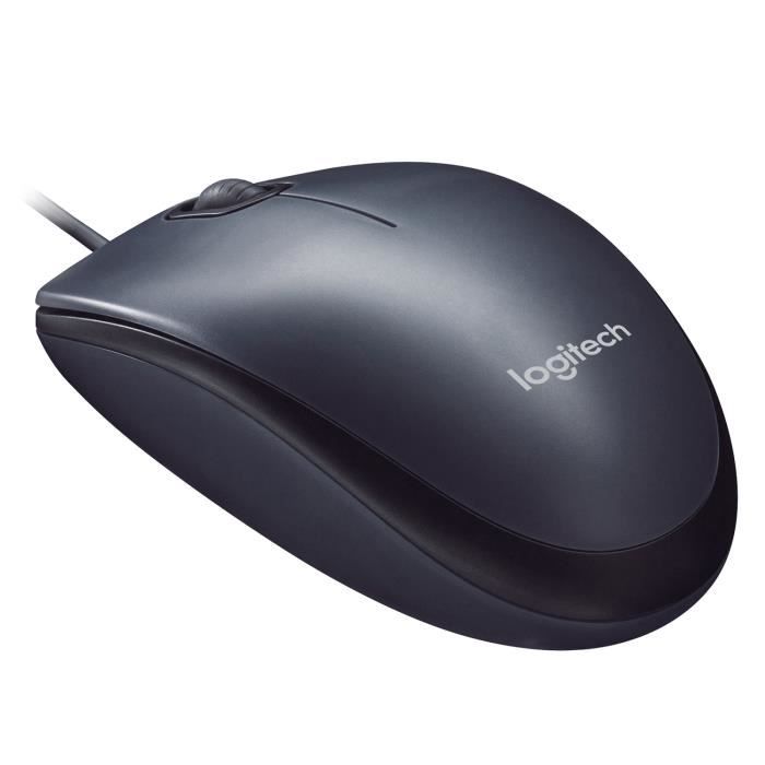 Souris - Filaire - Logitech - M90 - Optique - Noir