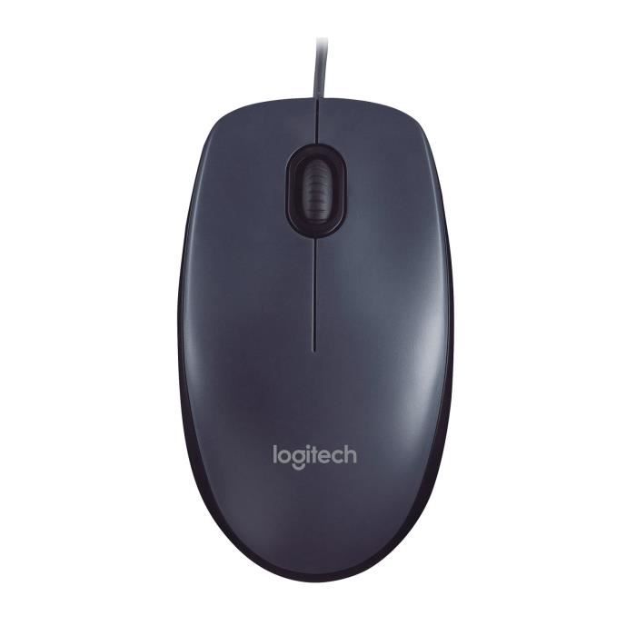 Souris - Filaire - Logitech - M90 - Optique - Noir