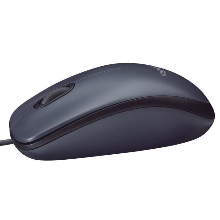 Souris - Filaire - Logitech - M90 - Optique - Noir