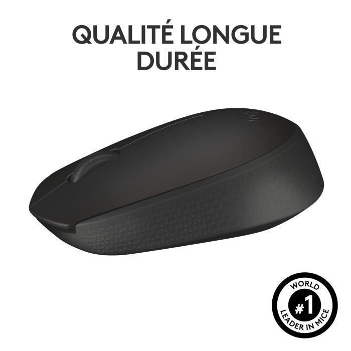 Souris - Sans Fil - Logitech - M171 - Ambidextre - Noir