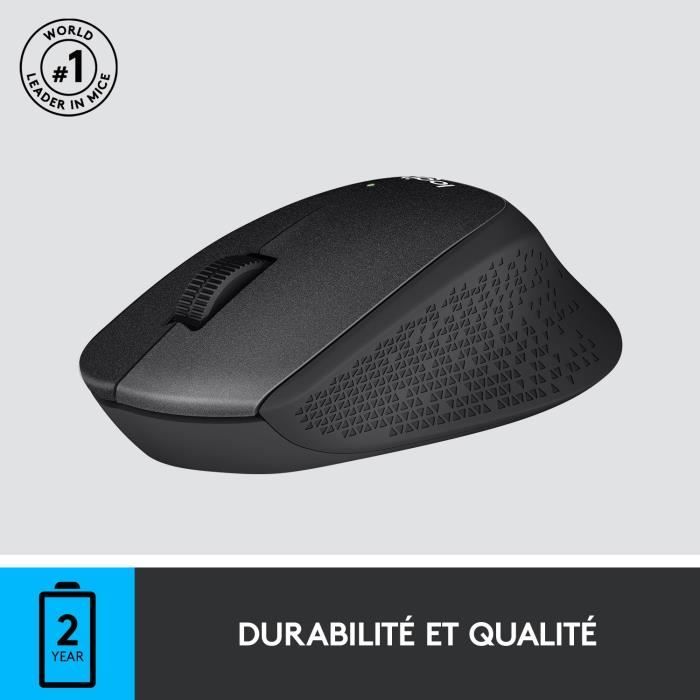 Souris - Sans fil - Logitech - M330 Silent - Silencieuse - Noir