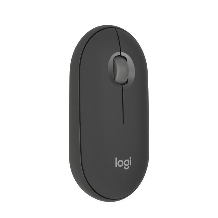 Souris Logitech Pebble Mouse 2 M350s souris fine sans fil Bluetooth, portable, légere - Graphite