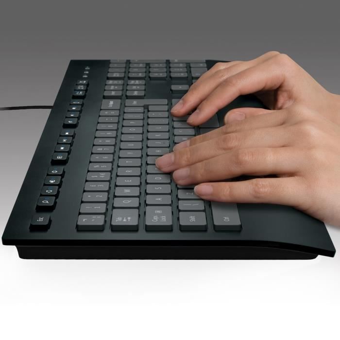 Clavier - Filaire - Logitech - K280E -AZERTY - Noir