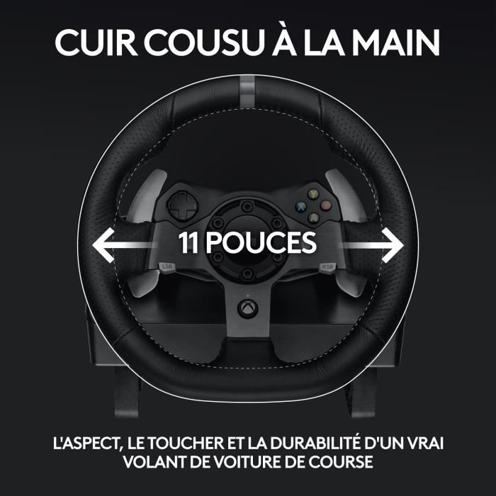 Volant de course et pédales G920 - Logitech G - Compatible Xbox serie X/S, One et PC