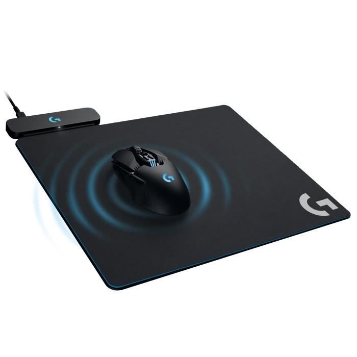 Tapis de souris - Systeme de charge sans fil - Logitech G - Powerplay - Noir