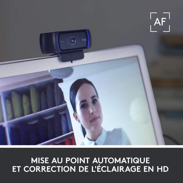 Webcam - Full HD 1080p - Logitech - C920