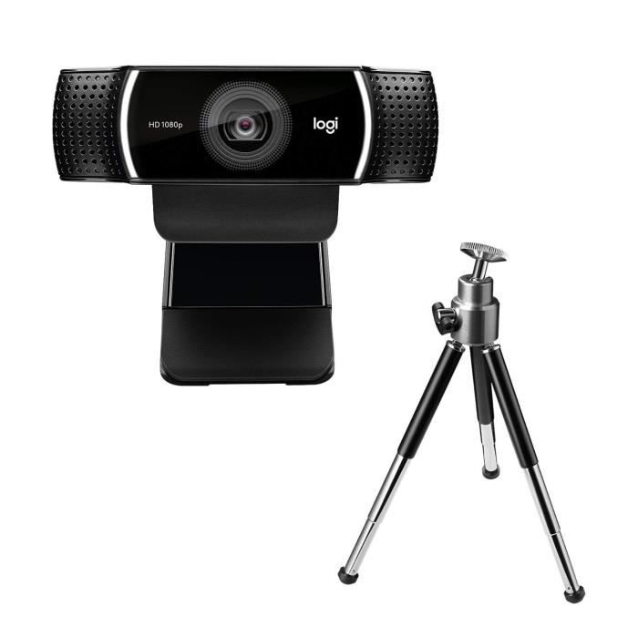 Webcam - Full HD 1080p - Logitech - C922 Pro - Stream - Noir