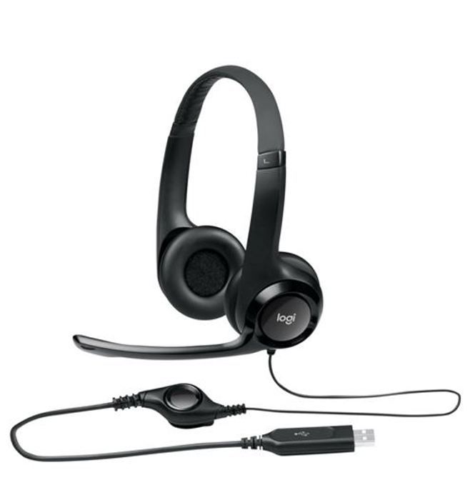 Casque - Filaire - Logitech - H390 - USB - Anti-parasite