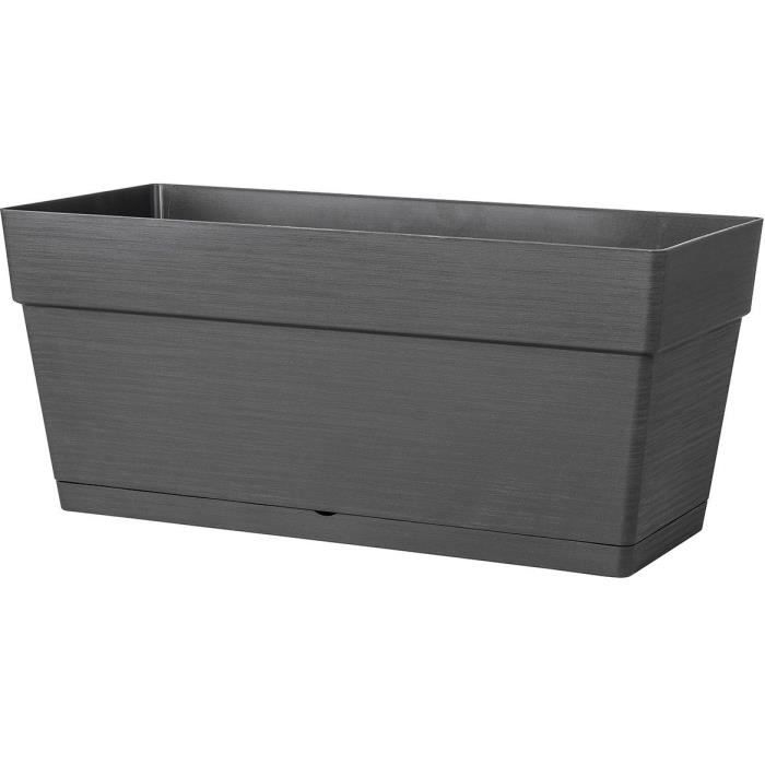 Jardiniere - DEROMA - Muret Save R - 75L - 79cm - Gris foncé