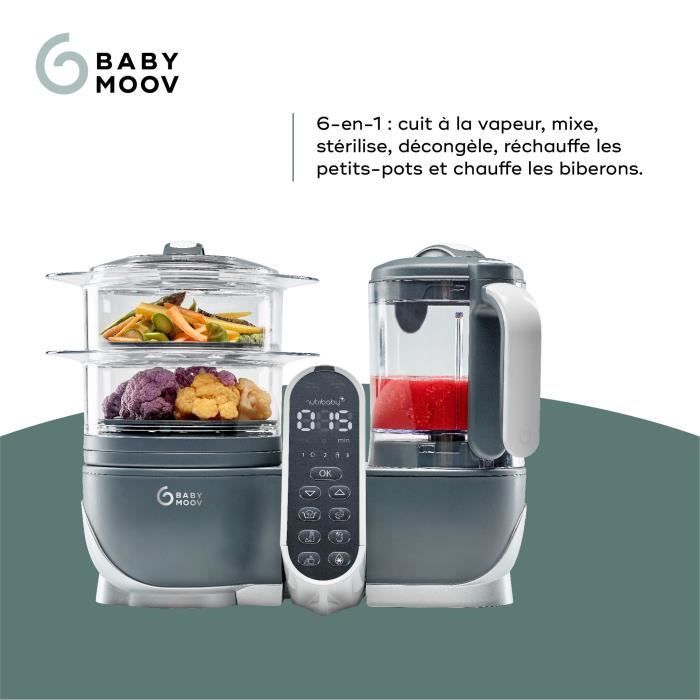 Robot préparation bébé Babymoov NUTRIBABY+ GRIS