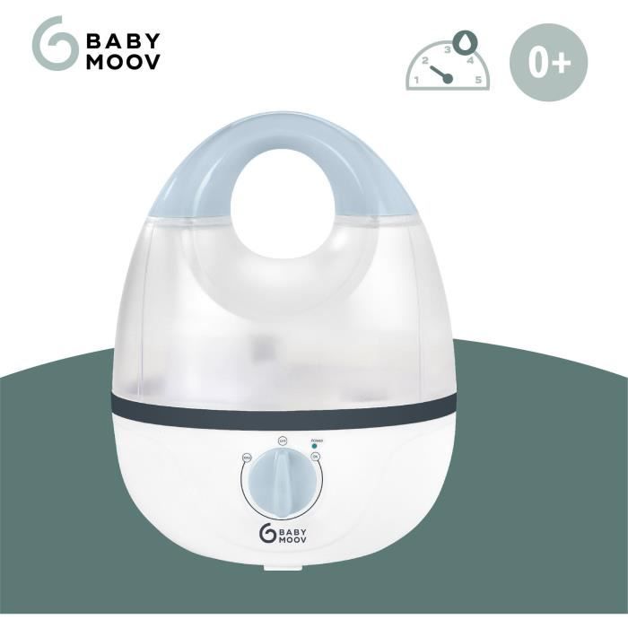 BABYMOOV Hygro - Humidificateur d'air chambre bébé - Silencieux - Vapeur froide