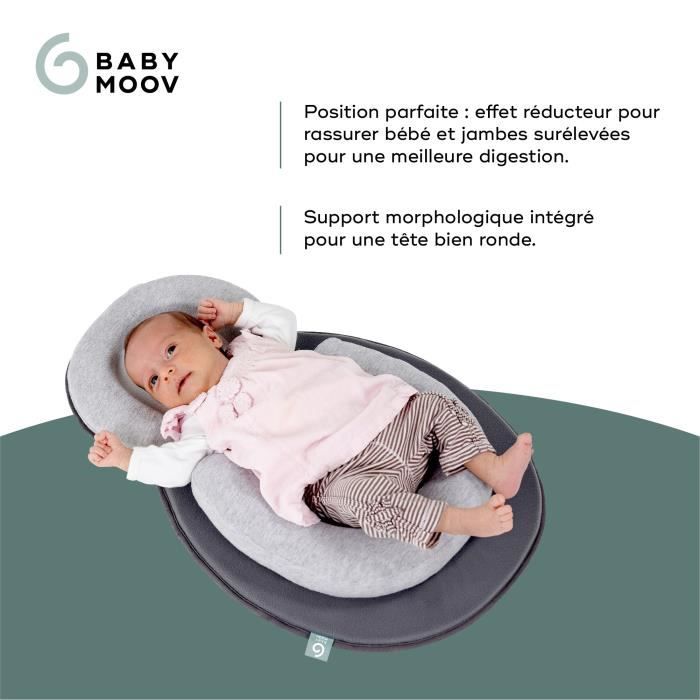 Babymoov Cosydream Original Smokey Support Morphologique, Réducteur Nouveau-Né 0 - 3 mois