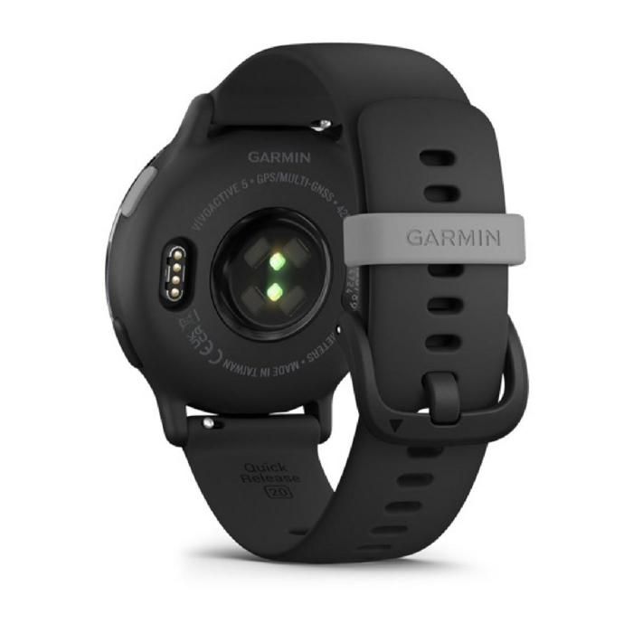 Montre connectée Mixte Garmin VÍVOACTIVE 5 010-02862-10 - bracelet silicone noir